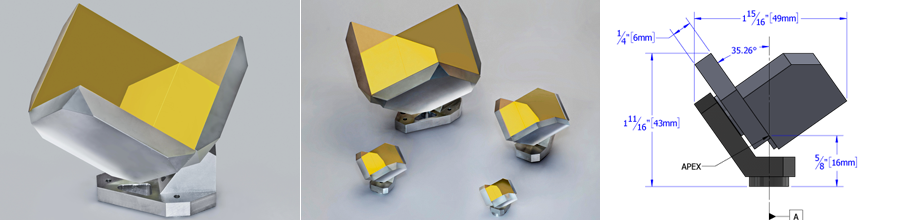 Ultra-Stable Hard-Mounted Retroreflector