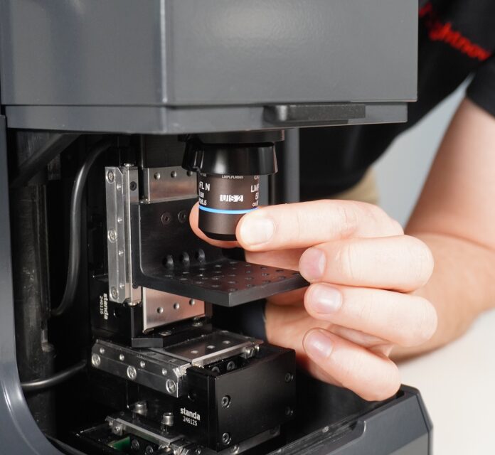 The world’s smallest confocal and modular Raman microscope